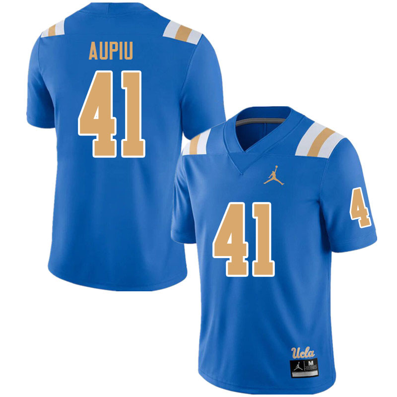 Jordan Brand Men #41 Devin Aupiu UCLA Bruins College Football Jerseys Sale-Blue - Click Image to Close